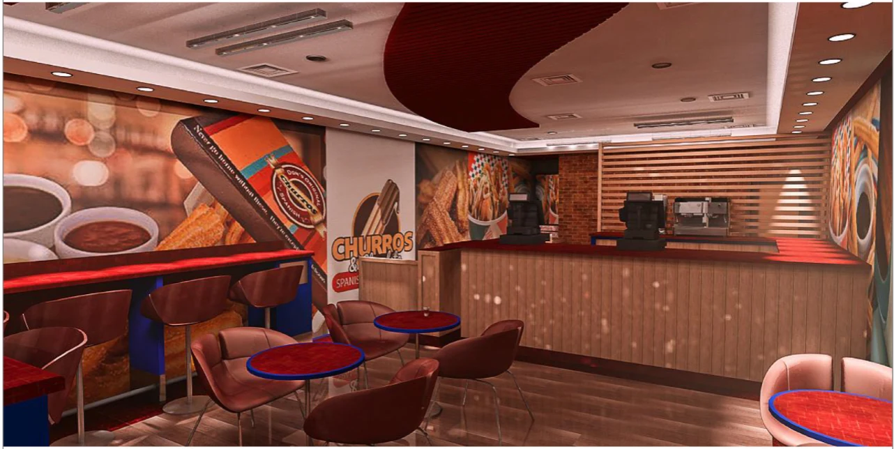 Restaurant interior from the SAS company profile